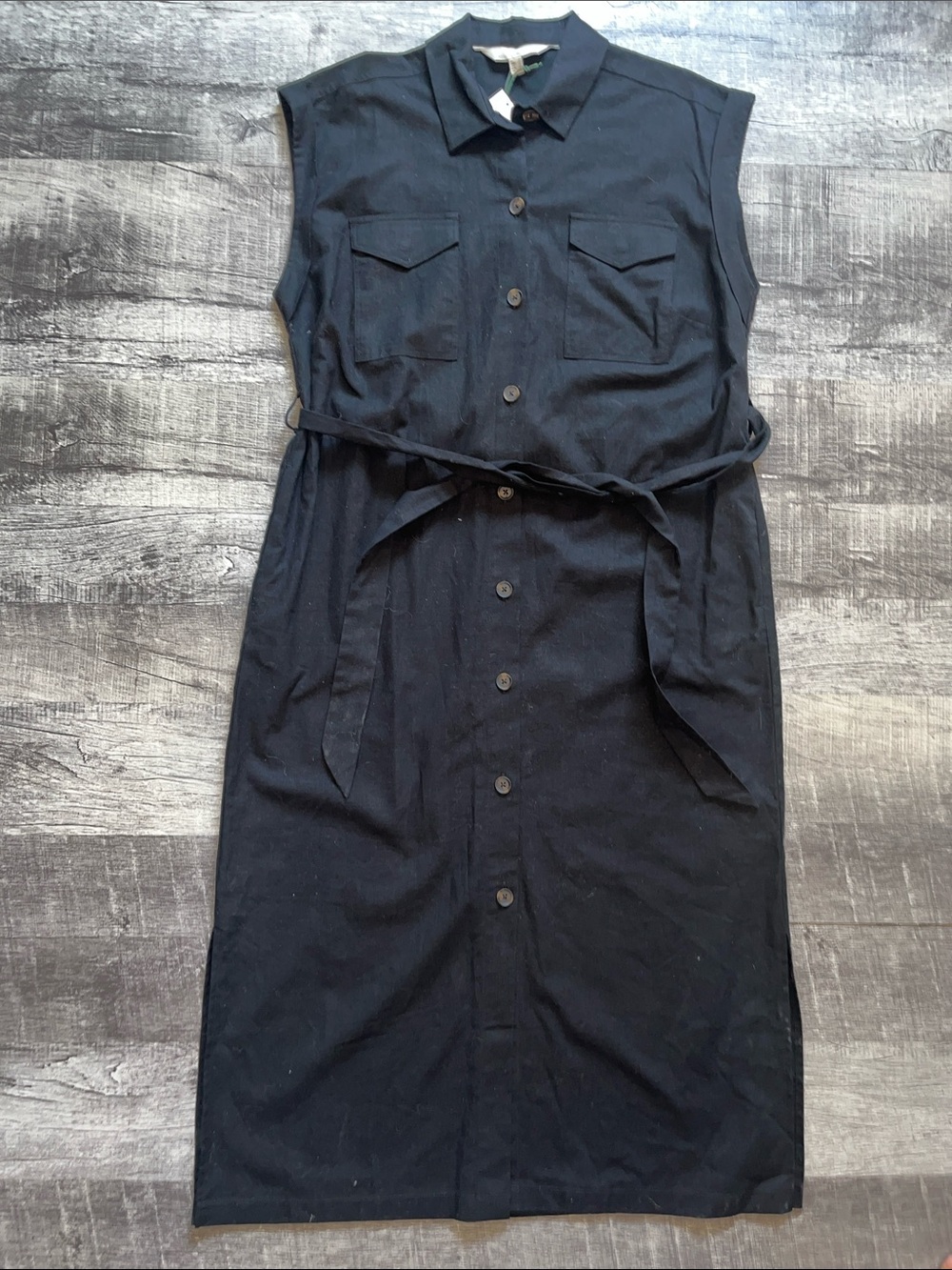 Barbour Birdie Cotton & Linen Maxi Shirtdress